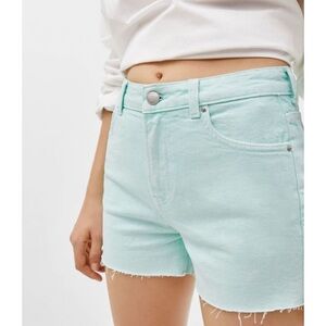NWT Bershka Mint Denim Shorts